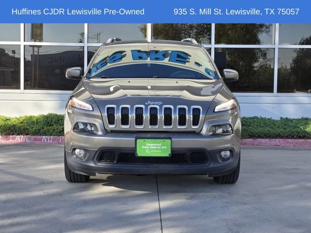 Certified 2017 Jeep Cherokee Latitude with VIN 1C4PJLCB6HW623674 for sale in Lewisville, TX