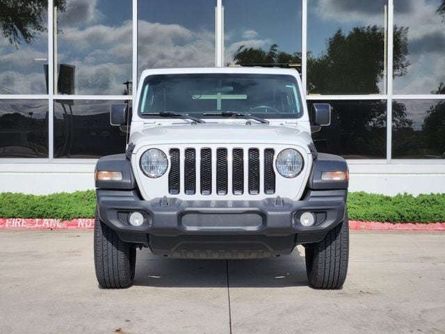 Certified 2021 Jeep Wrangler Unlimited Altitude with VIN 1C4HJXDG5MW694252 for sale in Lewisville, TX