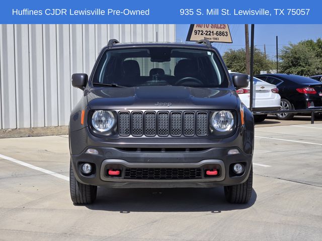Certified 2019 Jeep Renegade Trailhawk with VIN ZACNJBC14KPK54663 for sale in Lewisville, TX