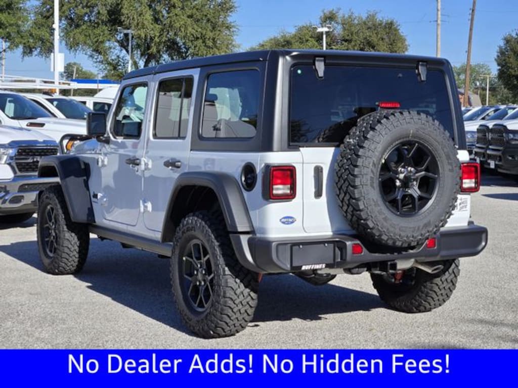 New 2026 Jeep Wrangler 4-DOOR WILLYS Sport Utility