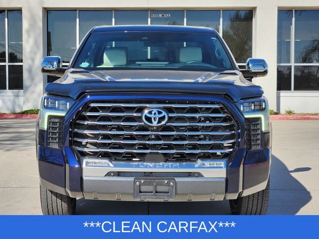 Certified 2022 Toyota Tundra Capstone with VIN 5TFVC5DB7NX007693 for sale in Lewisville, TX