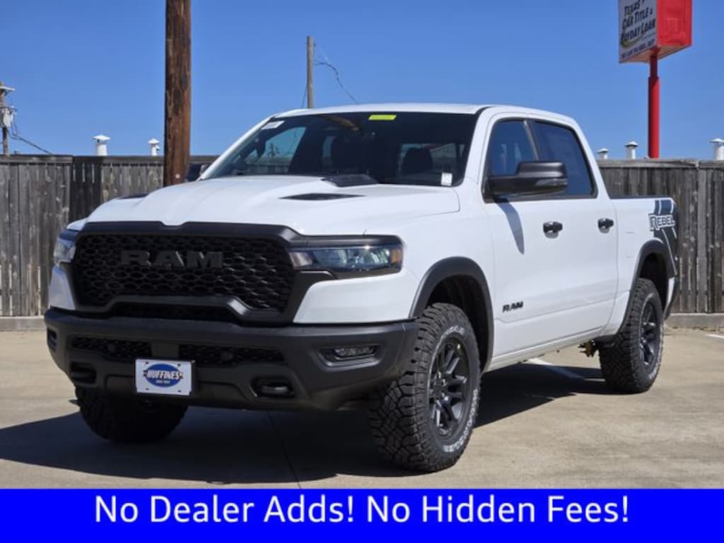 New 2026 Ram 1500 REBEL CREW CAB 4X4 5'7 BOX Pickup