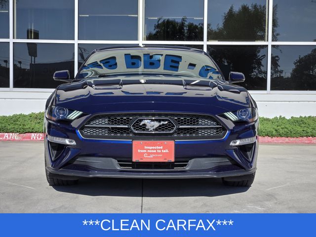 Certified 2018 Ford Mustang EcoBoost Premium with VIN 1FA6P8TH7J5180013 for sale in Lewisville, TX