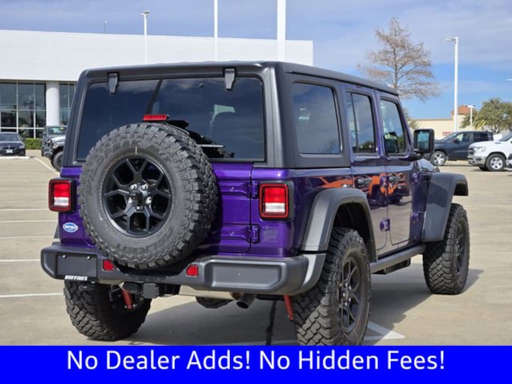 New 2026 Jeep Wrangler 4-DOOR WILLYS Sport Utility