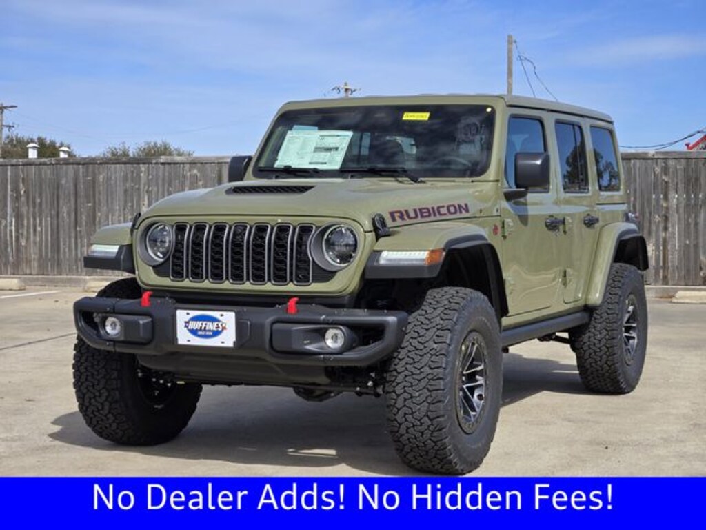New 2026 Jeep Wrangler 4-DOOR RUBICON X Sport Utility