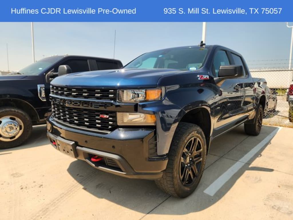 Certified 2021 Chevrolet Silverado 1500 Custom Trail Boss Truck