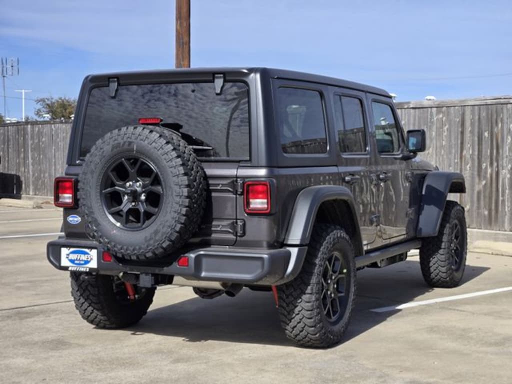 New 2026 Jeep Wrangler 4-DOOR WILLYS Sport Utility