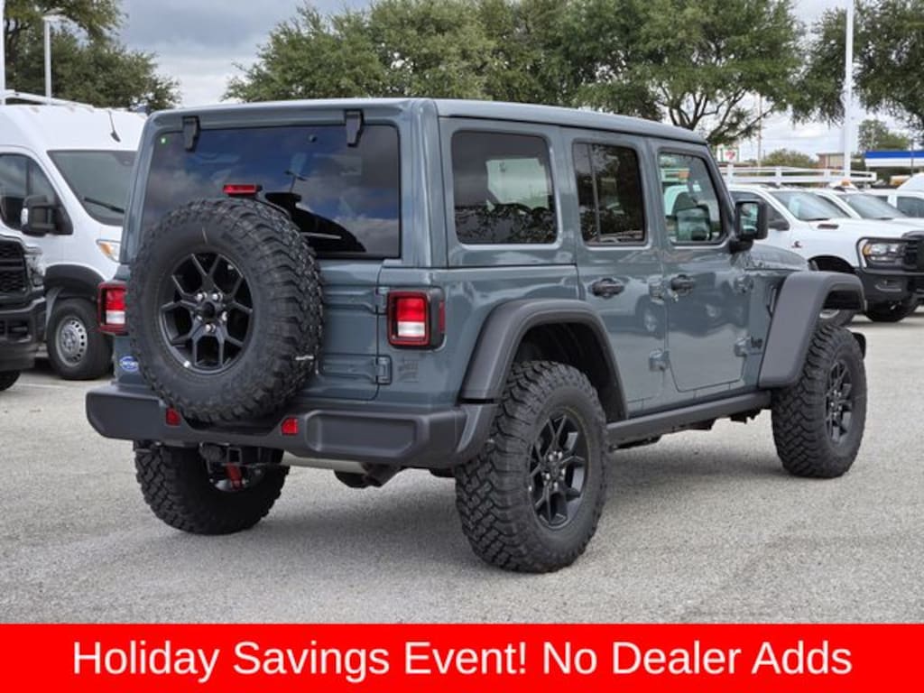 New 2026 Jeep Wrangler 4-DOOR WILLYS Sport Utility