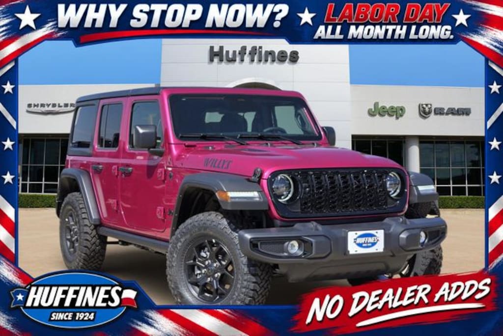 New 2026 Jeep Wrangler 4-DOOR WILLYS Sport Utility