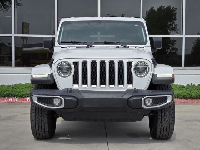 Certified 2021 Jeep Wrangler Unlimited Sahara with VIN 1C4HJXEN3MW613956 for sale in Lewisville, TX