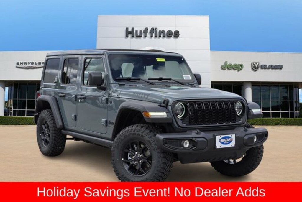 New 2026 Jeep Wrangler 4-DOOR WILLYS Sport Utility