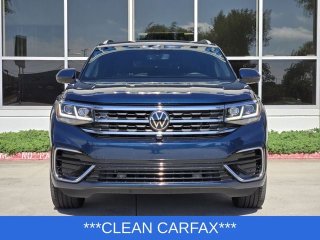 Certified 2023 Volkswagen Atlas Cross Sport SEL Premium R-Line with VIN 1V2FE2CA2PC202809 for sale in Lewisville, TX