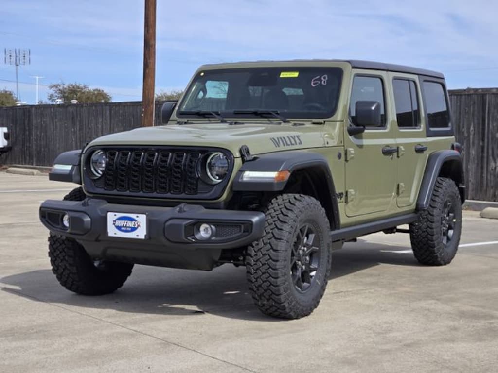 New 2026 Jeep Wrangler 4-DOOR WILLYS Sport Utility