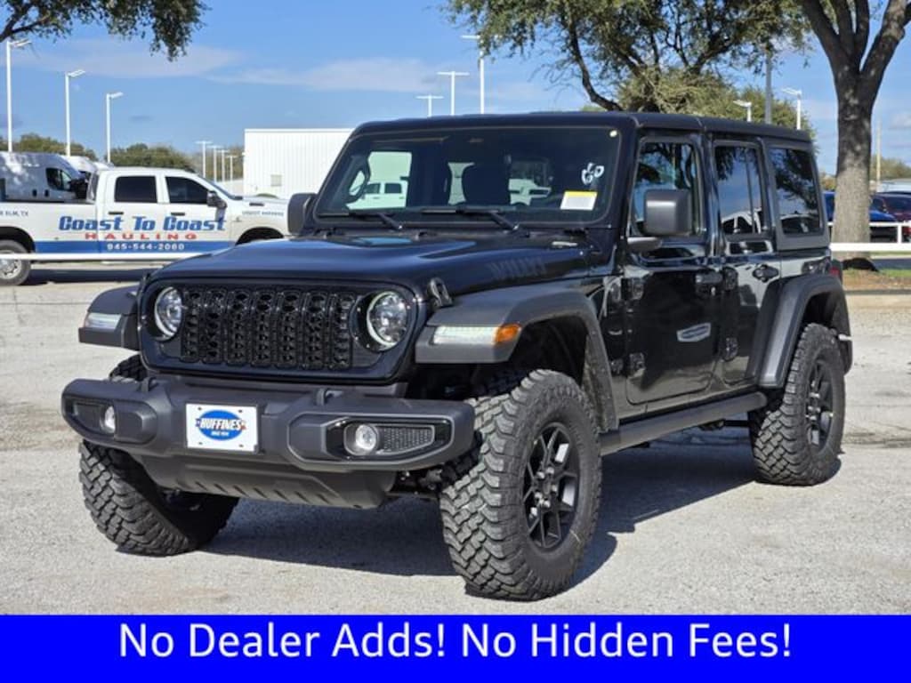 New 2026 Jeep Wrangler 4-DOOR WILLYS Sport Utility