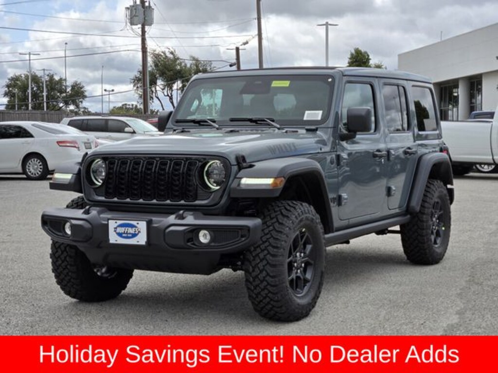 New 2026 Jeep Wrangler 4-DOOR WILLYS Sport Utility