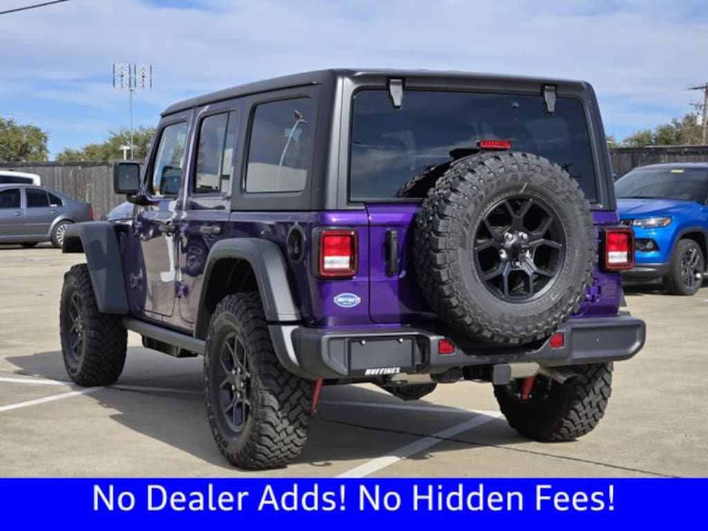 New 2026 Jeep Wrangler 4-DOOR WILLYS Sport Utility