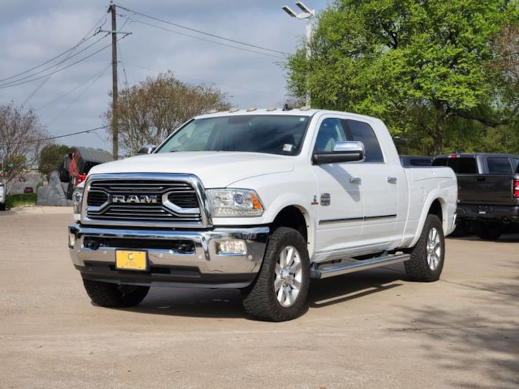 Certified 2018 Ram 3500 Laramie Longhorn Truck Mega Cab