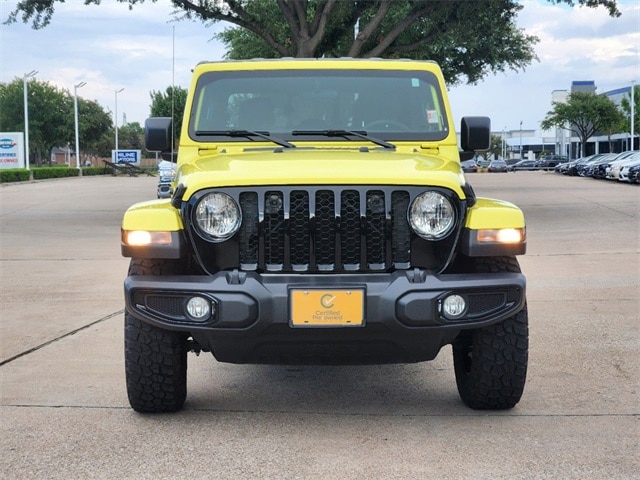 Certified 2023 Jeep Gladiator WILLYS with VIN 1C6HJTAG5PL563669 for sale in Plano, TX