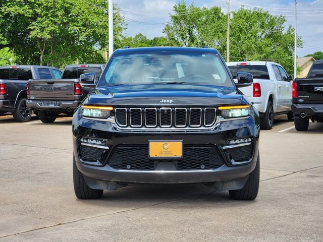 Certified 2023 Jeep Grand Cherokee 4xe with VIN 1C4RJYB62P8788408 for sale in Plano, TX