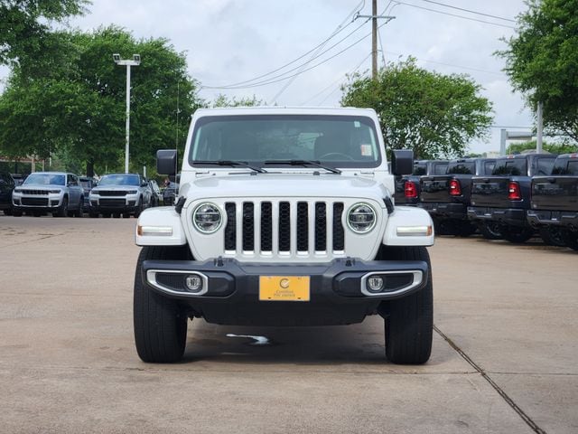Certified 2021 Jeep Wrangler Unlimited Sahara 4XE with VIN 1C4JJXP64MW758074 for sale in Plano, TX