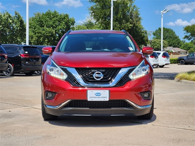 Used 2015 Nissan Murano SV with VIN 5N1AZ2MG7FN212172 for sale in Plano, TX