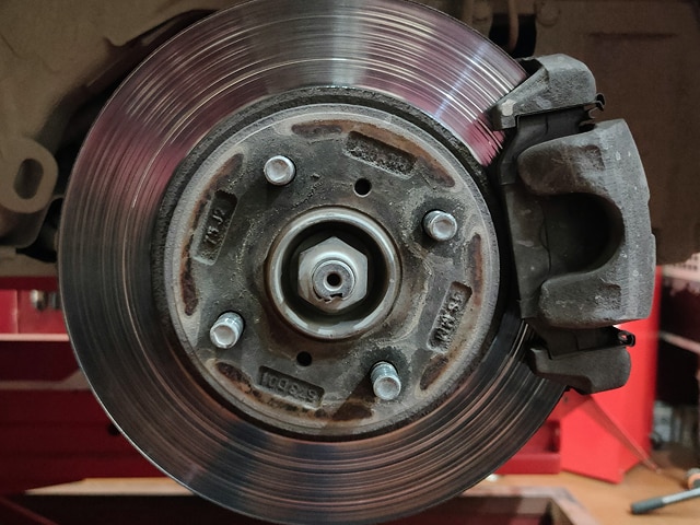 disk braking system getting serviced at the Huffines CDJR Plano service center in Plano, TX