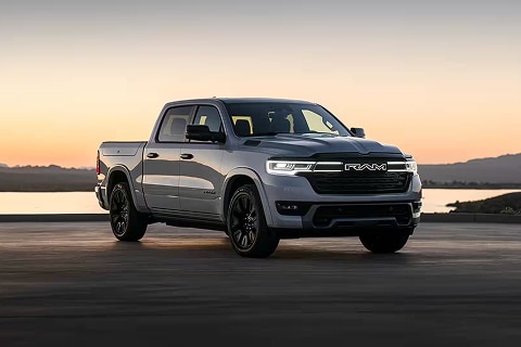 grey 2026 RAM 1500 REV truck