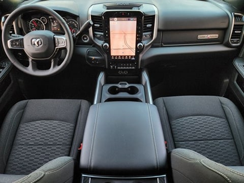 interior of the 2026 RAM 2500 Lone Star trim