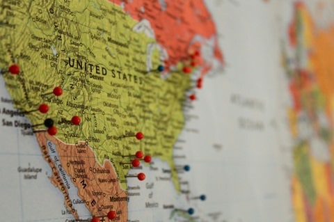 Map of the United States