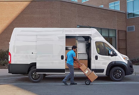 white 2026 RAM ProMaster Cargo Van