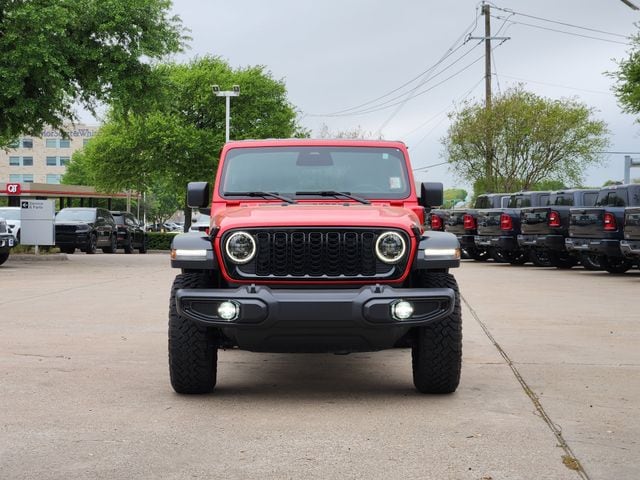 Certified 2025 Jeep Wrangler 4xe Willys 4XE with VIN 1C4RJXN65SW585989 for sale in Plano, TX