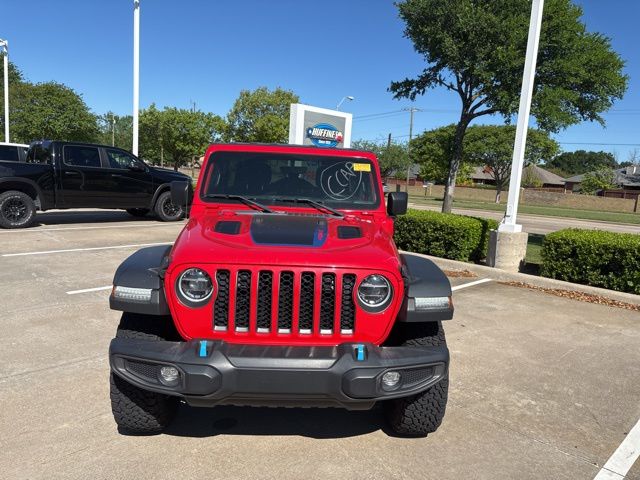 Used 2022 Jeep Wrangler Unlimited Rubicon 4XE with VIN 1C4JJXR65NW117398 for sale in Plano, TX