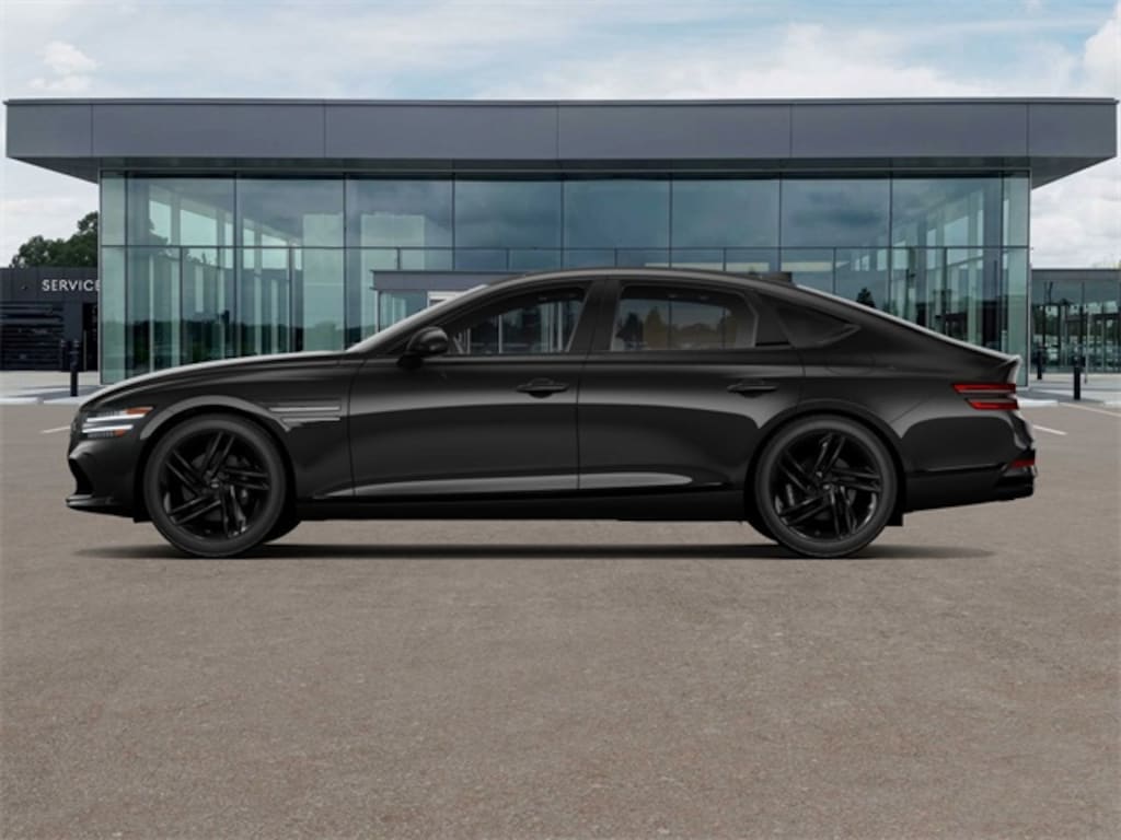 New 2026 Genesis G80 3.5T Prestige Black Sedan