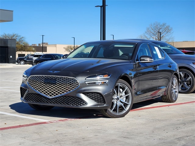 Certified 2025 GENESIS G70 Standard with VIN KMTG34SC9SU150495 for sale in Plano, TX