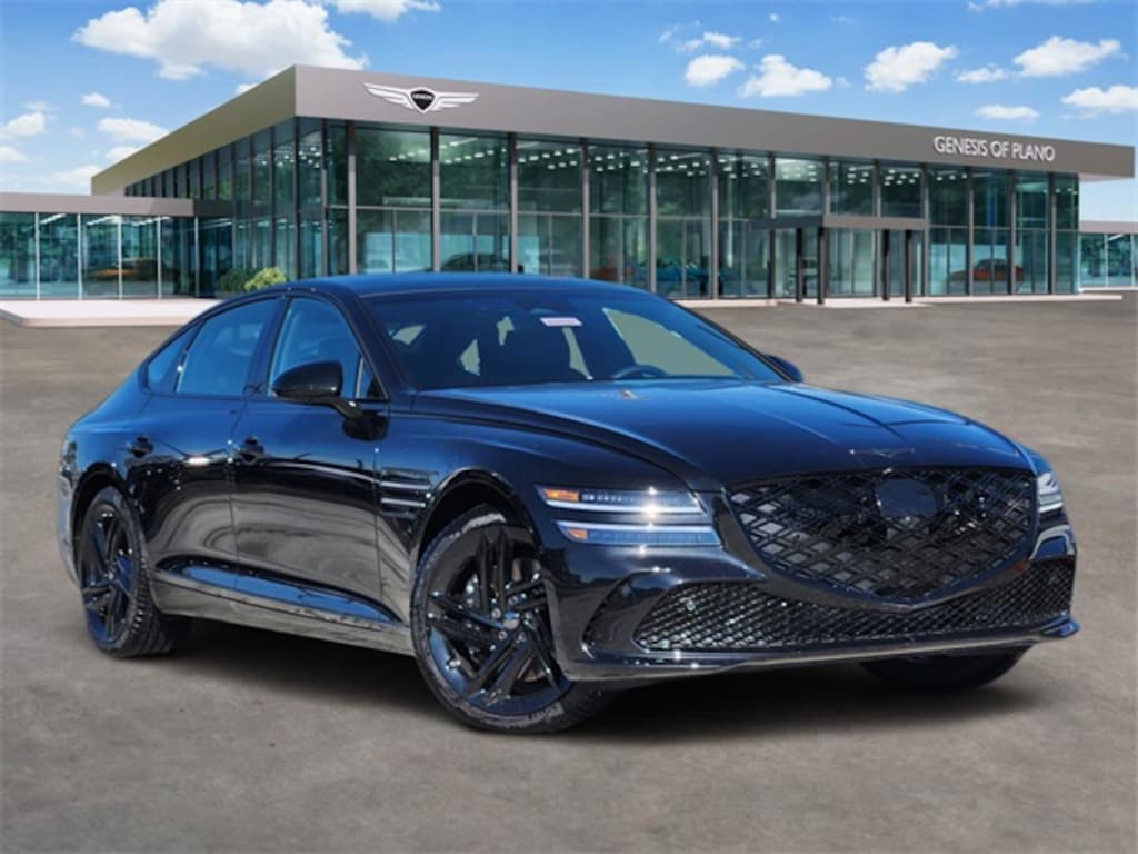 New 2026 Genesis G80 3.5T Prestige Black Sedan