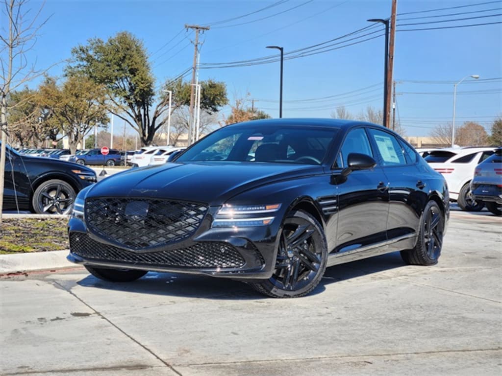 New 2026 Genesis G80 3.5T Prestige Black Sedan