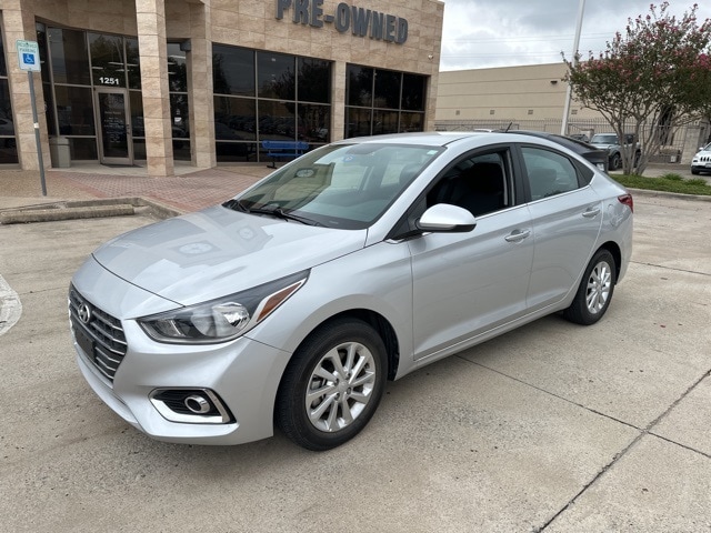 Certified 2022 Hyundai Accent SEL with VIN 3KPC24A65NE179779 for sale in Mckinney, TX