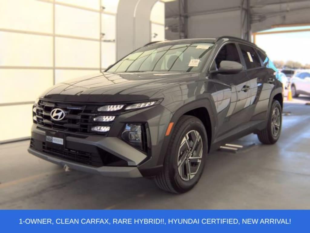 Certified 2025 Hyundai Tucson Hybrid Blue SUV