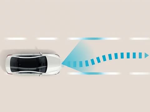 illustration of Hyundai Smartsense Lane Keep Assist