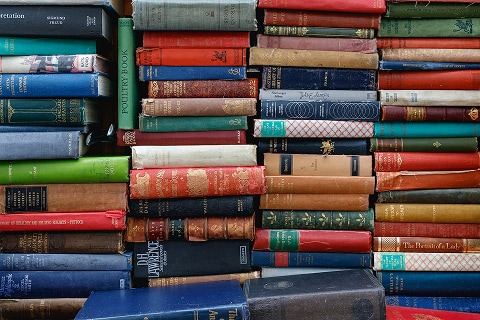 books on a shelf