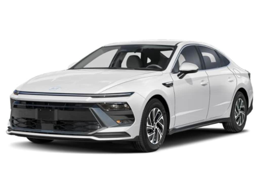 New 2027 Hyundai Sonata Hybrid Blue Sedan
