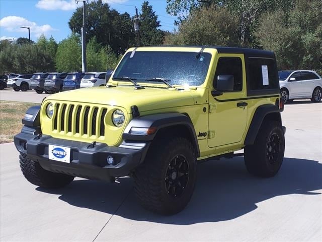 Used 2022 Jeep Wrangler Sport with VIN 1C4HJXAGXNW227253 for sale in Corinth, TX