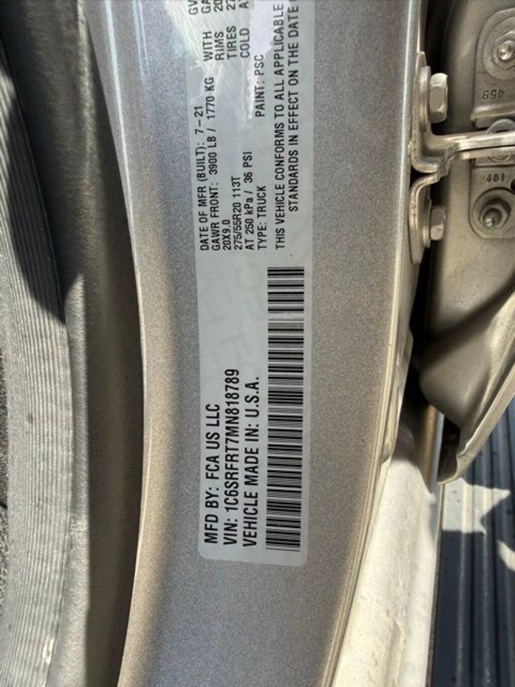 Used 2021 Ram 1500 Laramie Truck