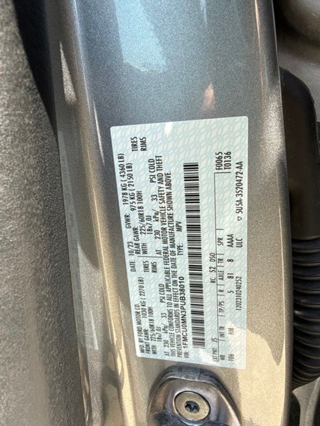 Used 2023 Ford Escape ST-Line SUV