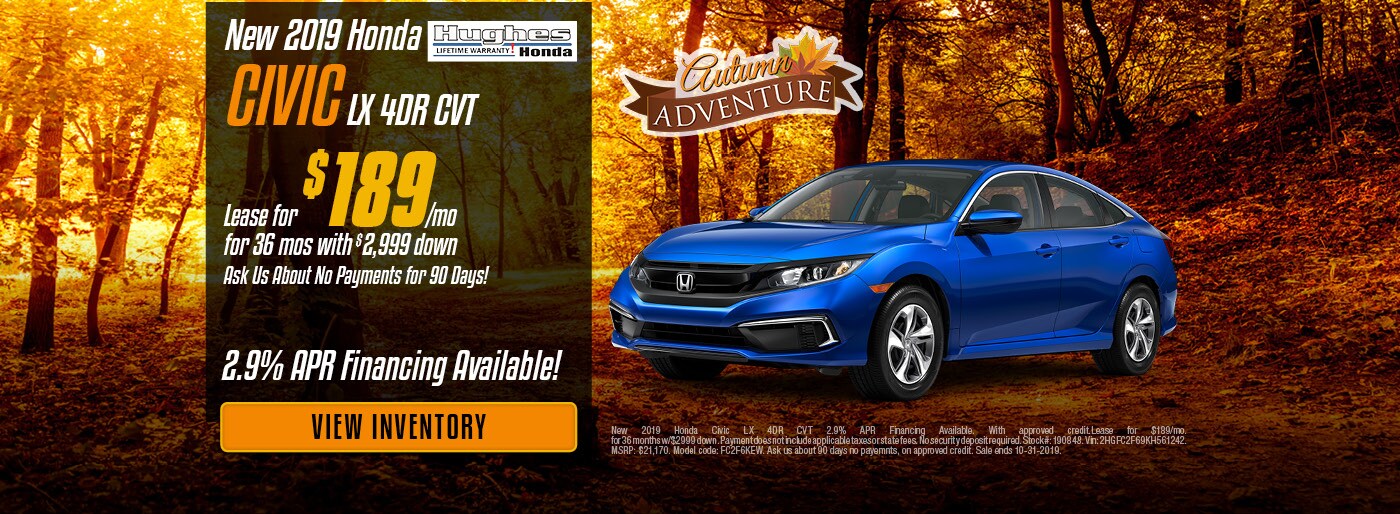 Hughes Honda Honda Dealer in Warner Robins, GA Honda Service