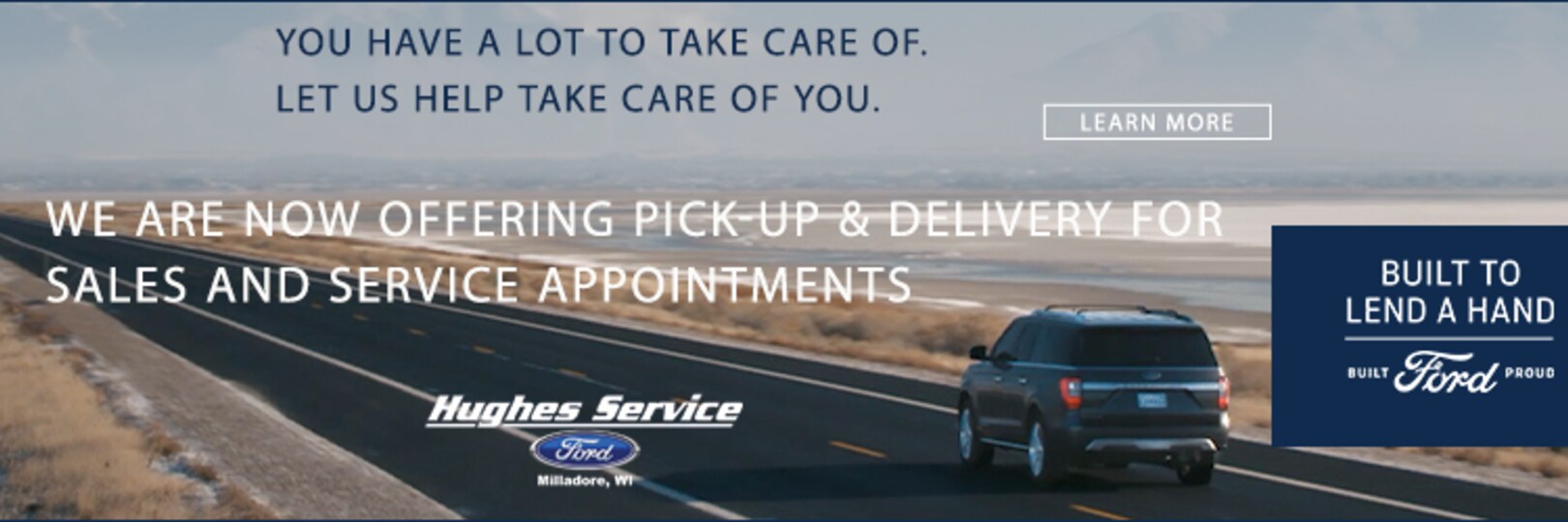 Hughes Service Inc. Ford Dealership in Milladore WI