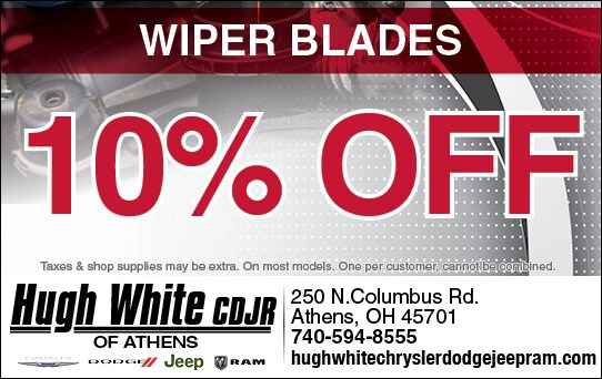 10% Off Wiper Blades