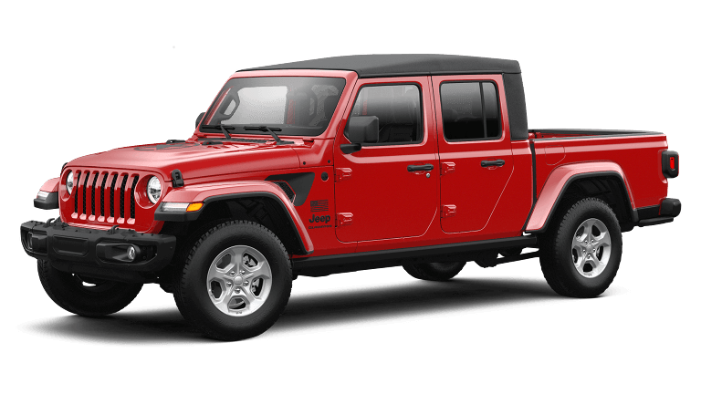 2021 Jeep Gladiator in Freedom in Firecracker Red