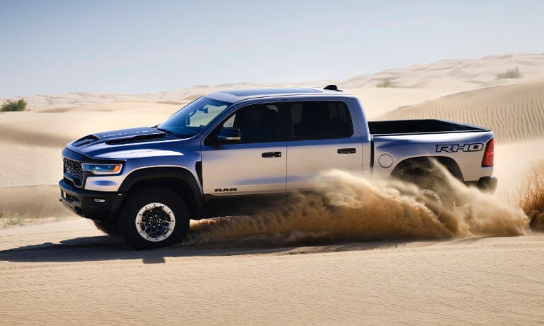 2025 Ram 1500 driving in sand