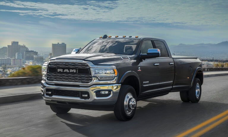 2024 Ram 3500 driving in the city
